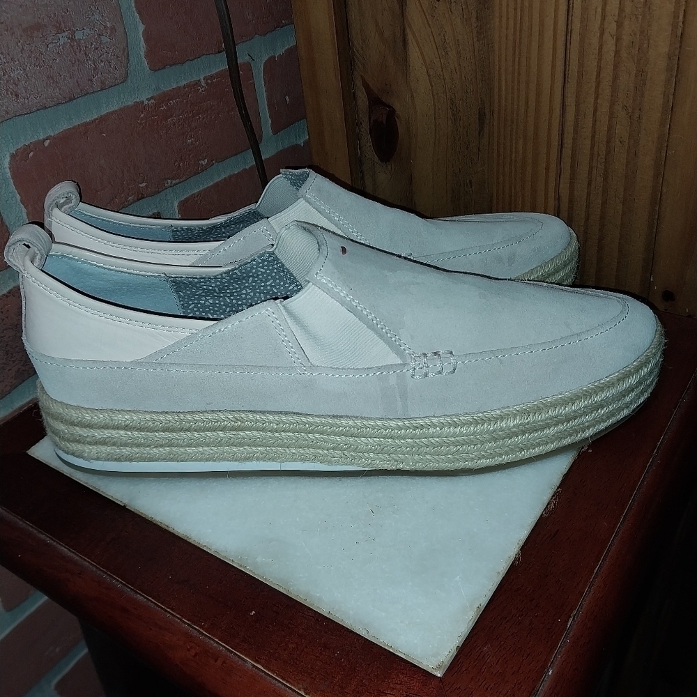 Ellen Degeneres Suede Slip -On Espadrille Style Loafer Size 12 Women’s